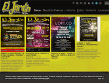 Tablet Screenshot of discotecaeljardin.com